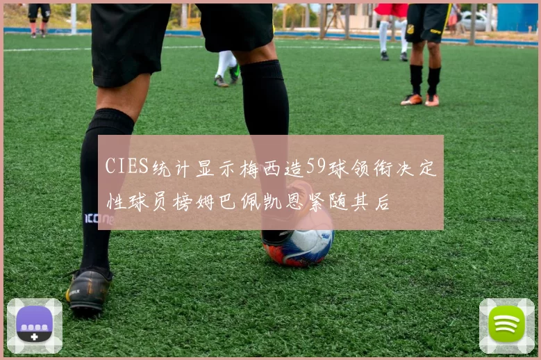 CIES统计显示梅西造59球领衔决定性球员榜姆巴佩凯恩紧随其后
